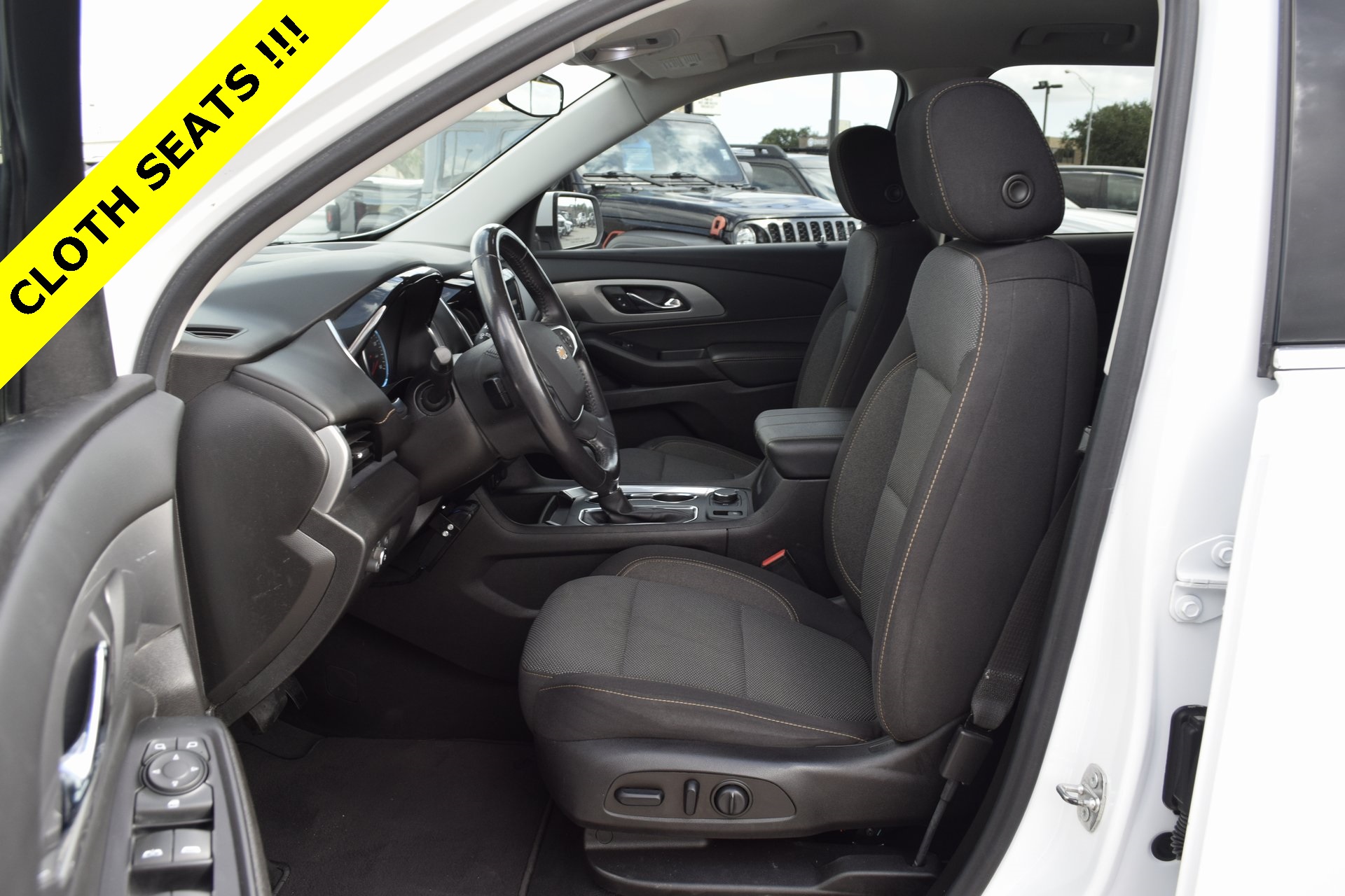2021 Chevrolet Traverse LT White at Classic Chevrolet Galveston