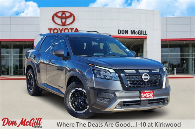 2023 Nissan Pathfinder Rock Creek Gray at Don McGill Toyota