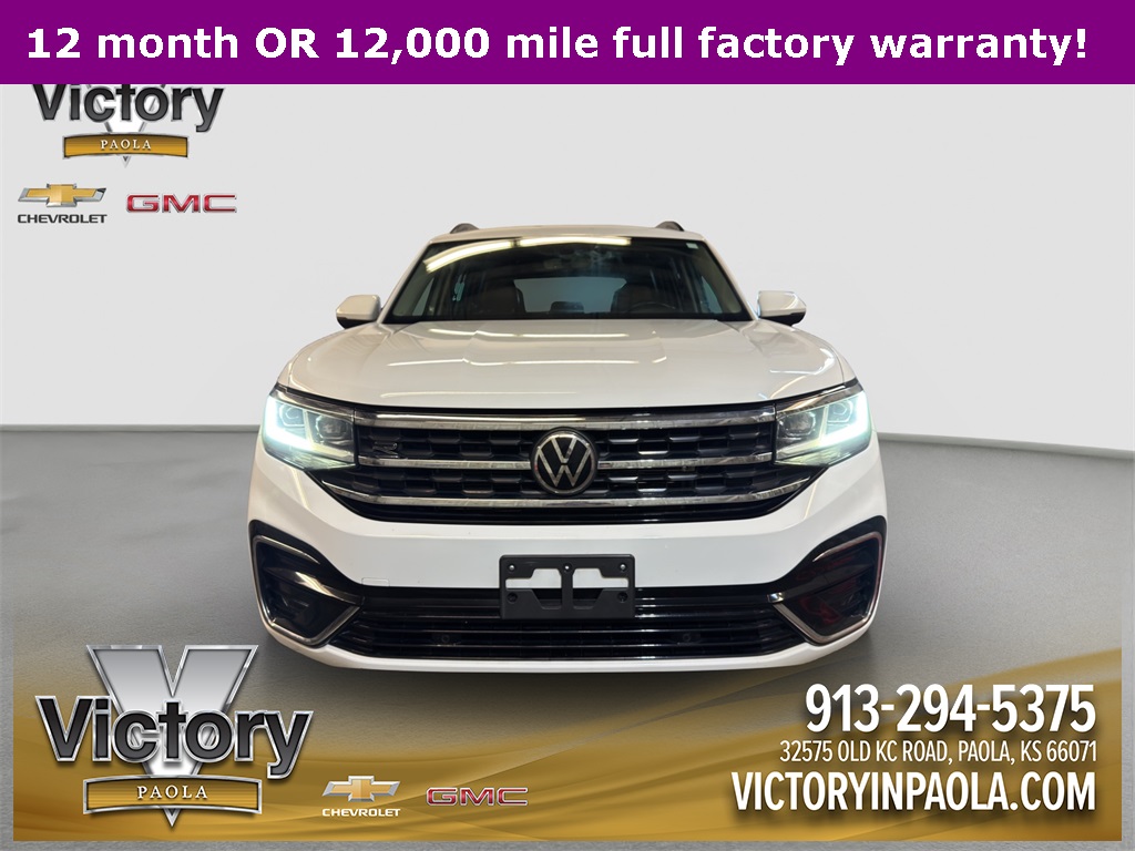 Used 2021 Volkswagen Atlas 3.6L V6 SE w/Technology R-Line with VIN 1V2MR2CA1MC604117 for sale in Kansas City