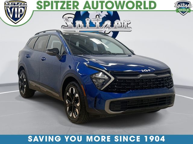 Sapphire Blue 2023 Kia Sportage SUV / Crossover All-Wheel Drive 8-Speed Automatic