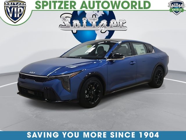 Wave Blue 2025 Kia K4 GT-Line Turbo FWD Sedan Front-Wheel Drive 8-Speed Automatic