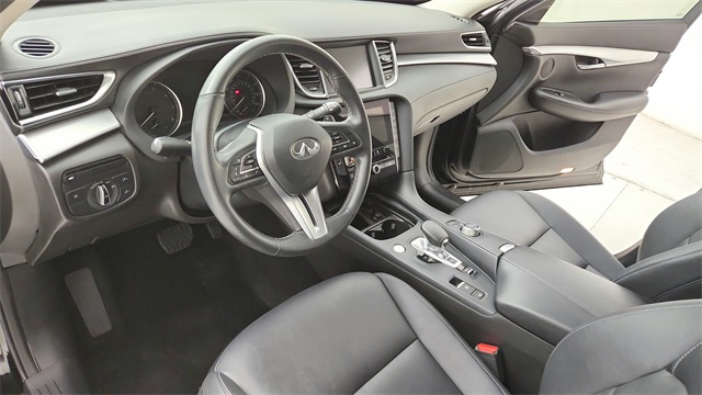 2019 INFINITI QX50 LUXE Black at DeMontrond Mazda