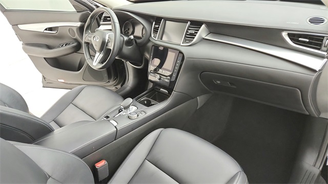 2019 INFINITI QX50 LUXE Black at DeMontrond Mazda