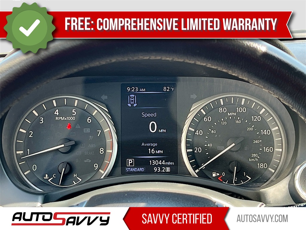 2023 INFINITI Q50 LUXE White at AutoSavvy Houston Southwest