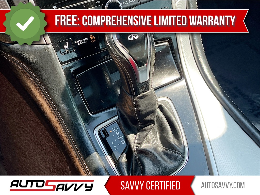 2023 INFINITI Q50 LUXE White at AutoSavvy Houston Southwest