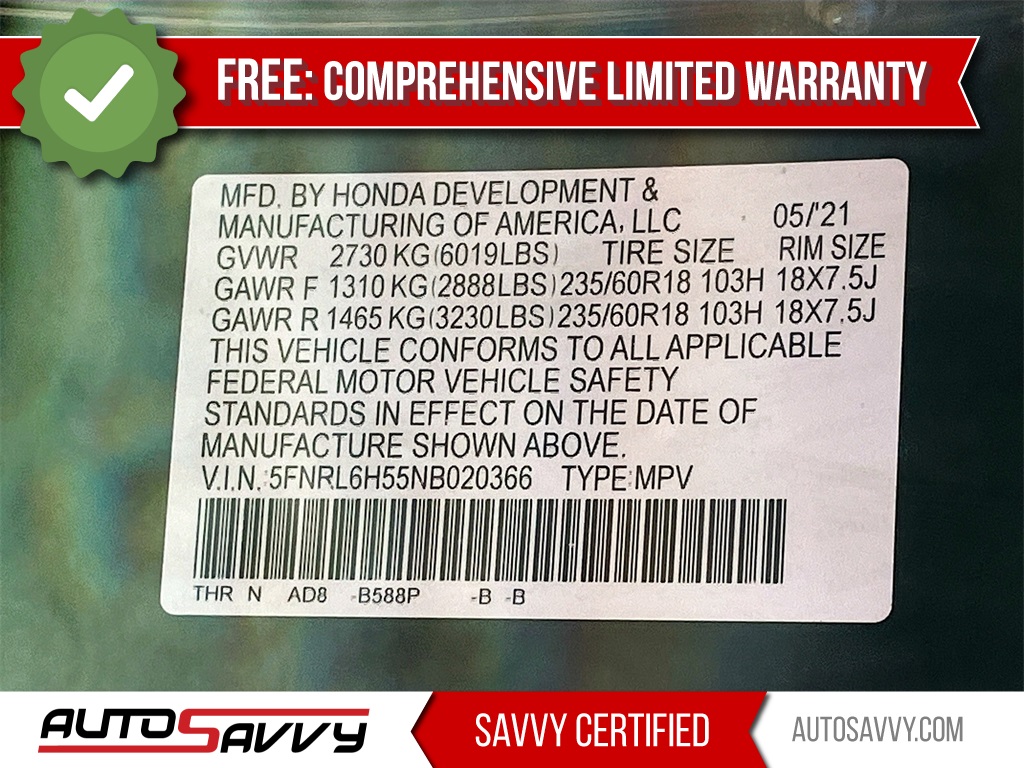 2022 Honda Odyssey EX Blue at Emmons Autoplex