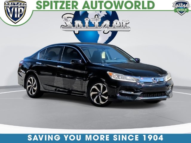 Crystal Black Pearl 2017 Honda Accord Sedan Front-Wheel Drive Continuously Variable Transmission