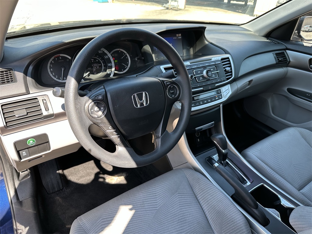2014 Honda Accord LX Blue at Gullo Toyota