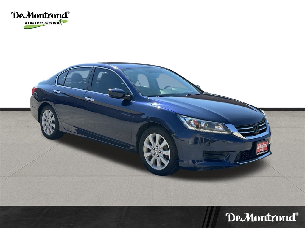 2014 Honda Accord LX Blue at Gullo Toyota
