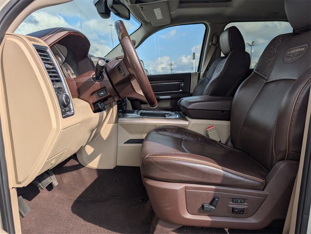 2017 Ram 3500 Laramie Longhorn White at DeMontrond Auto Country