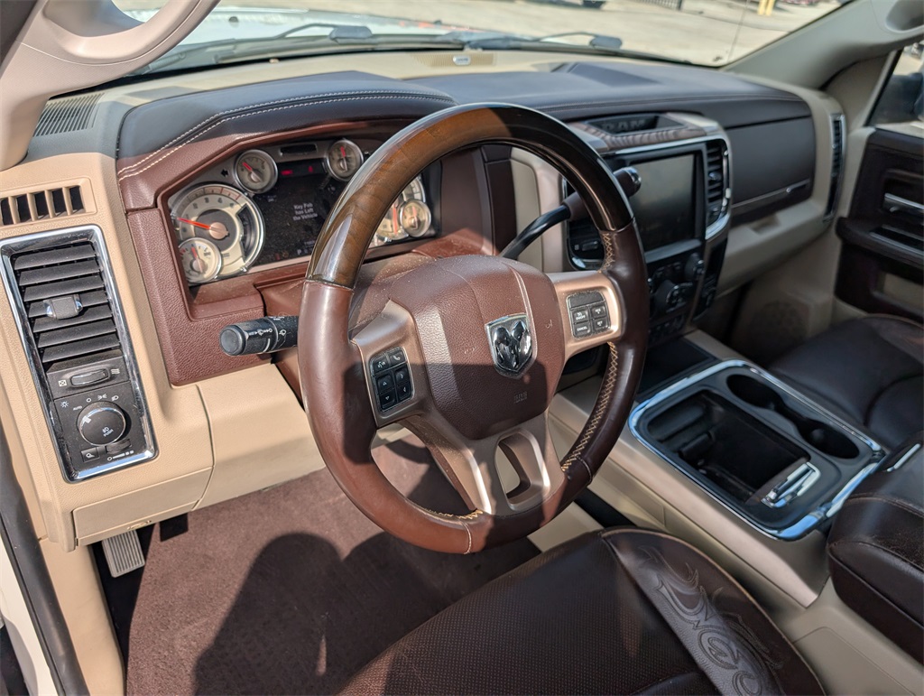 2017 Ram 3500 Laramie Longhorn White at DeMontrond Auto Country