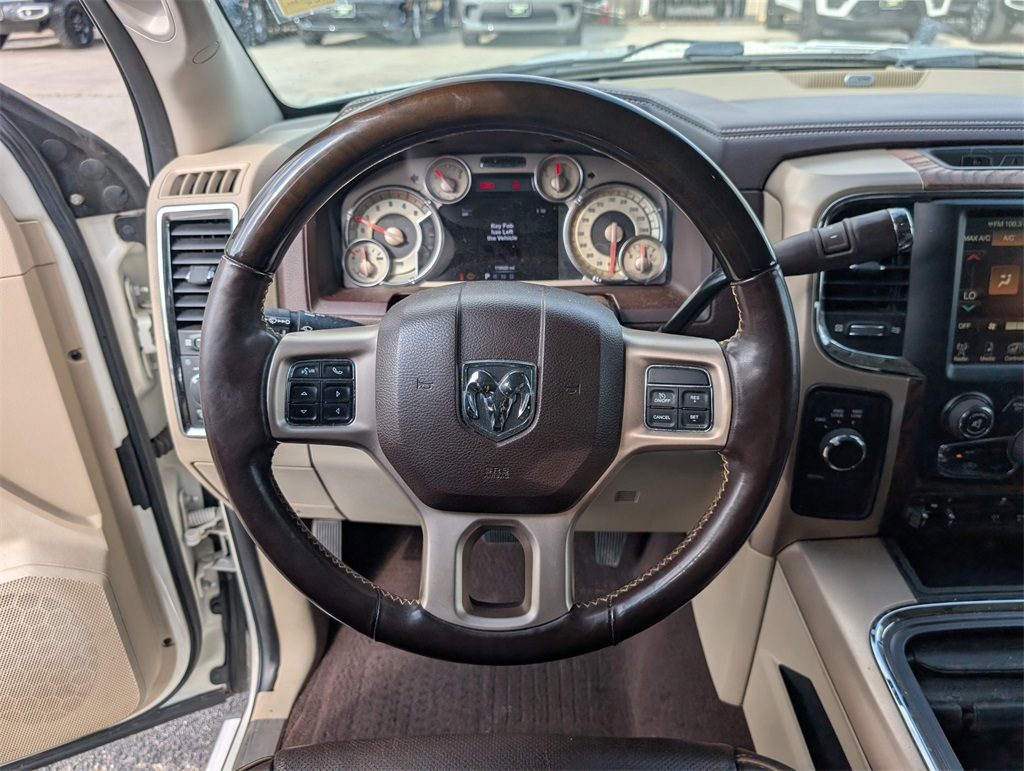 2017 Ram 3500 Laramie Longhorn White at DeMontrond Auto Country