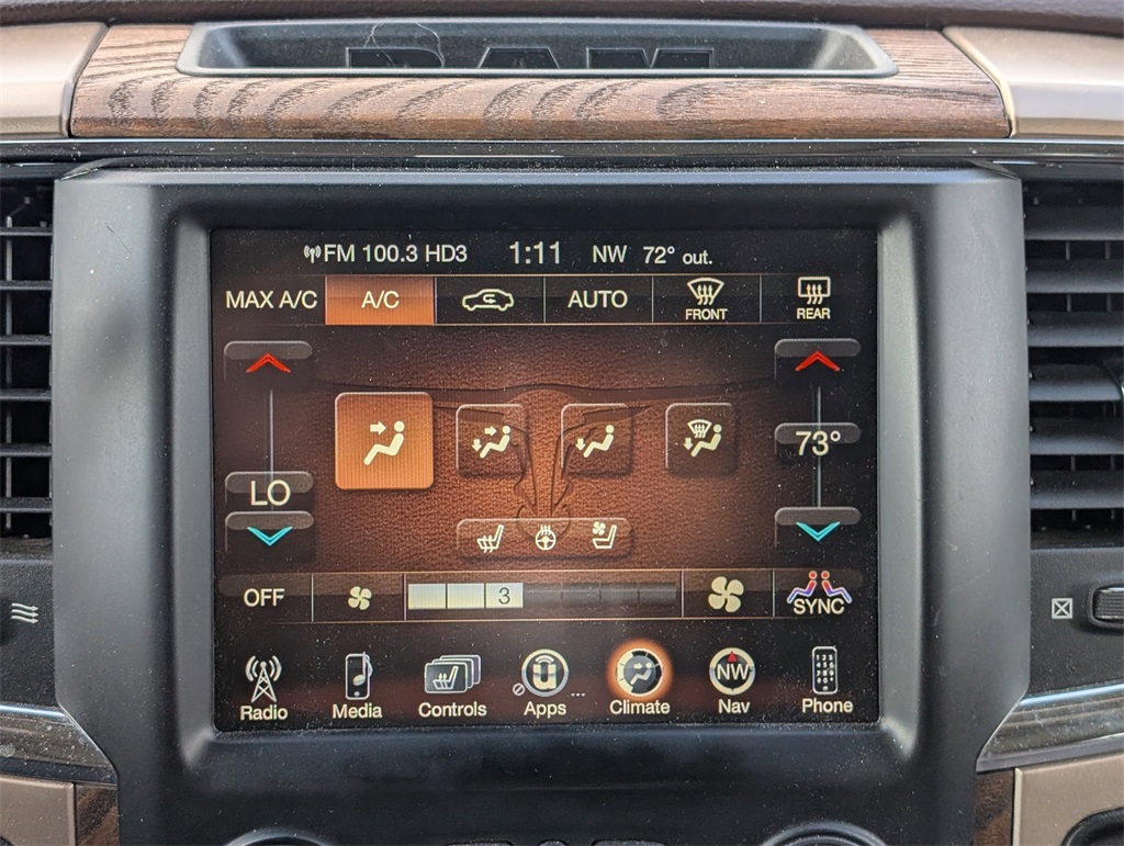 2017 Ram 3500 Laramie Longhorn White at DeMontrond Auto Country