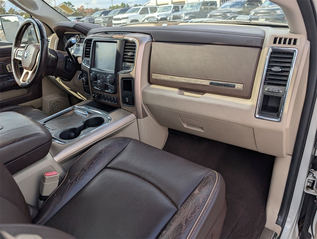 2017 Ram 3500 Laramie Longhorn White at DeMontrond Auto Country