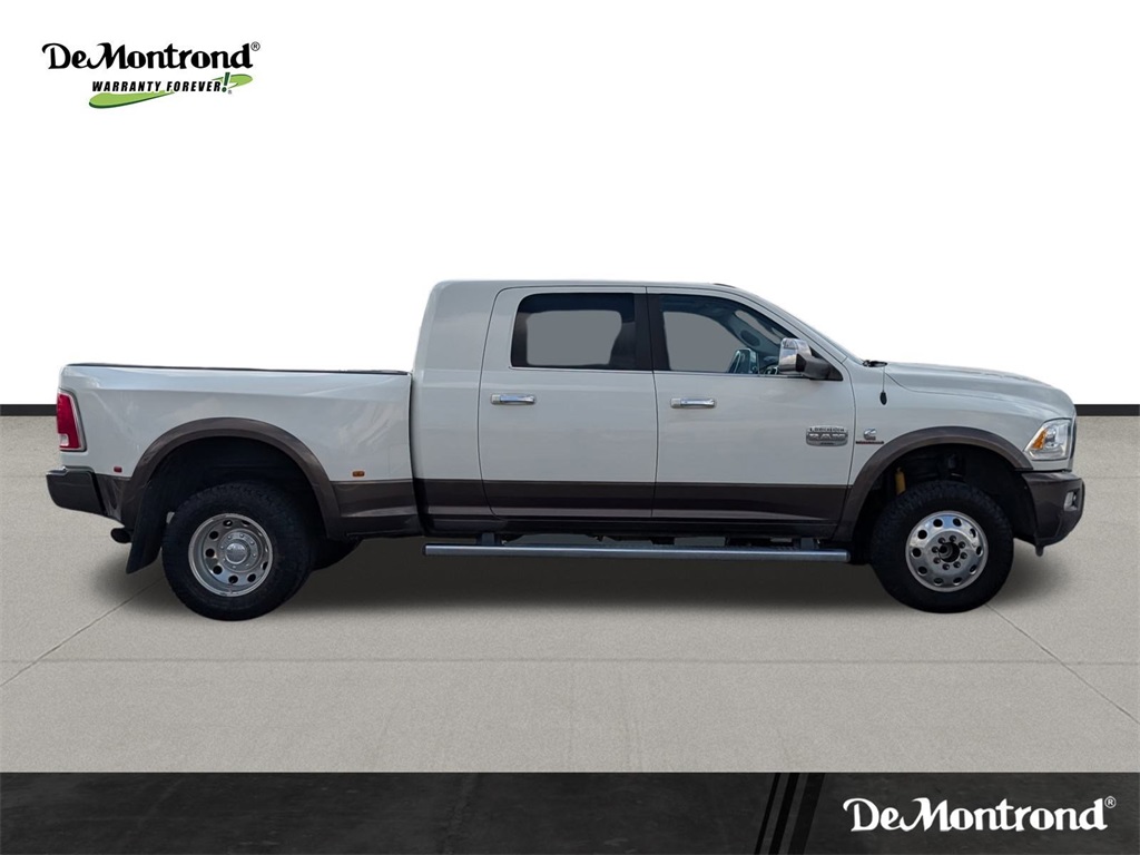 2017 Ram 3500 Laramie Longhorn White at DeMontrond Auto Country