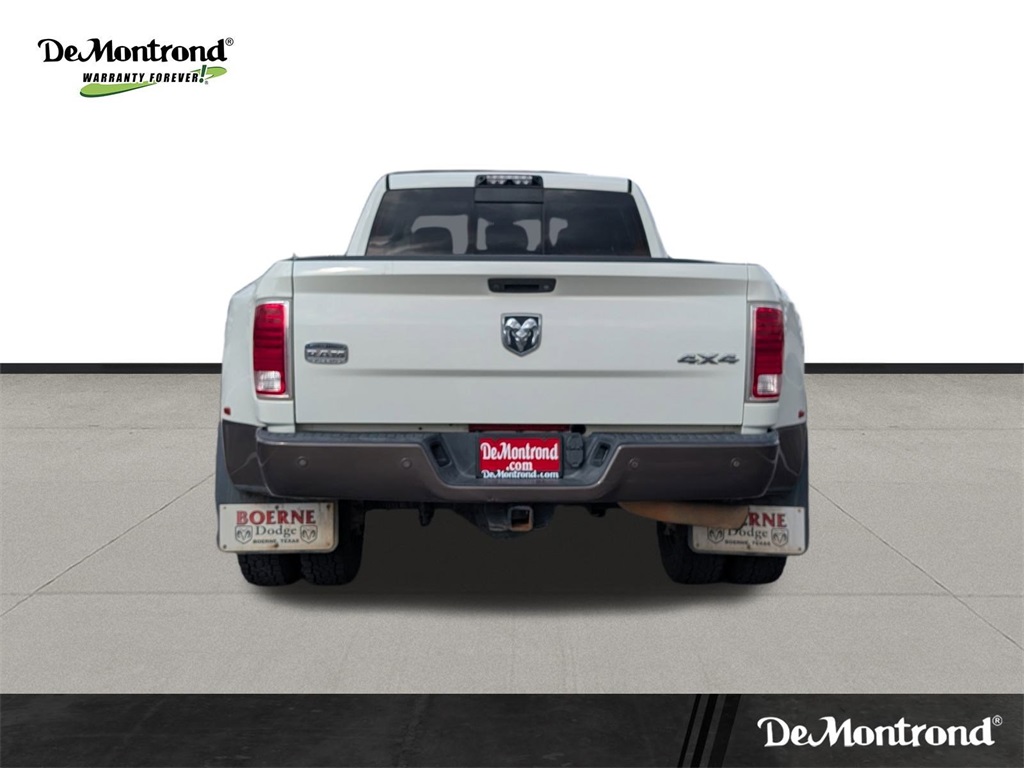 2017 Ram 3500 Laramie Longhorn White at DeMontrond Auto Country