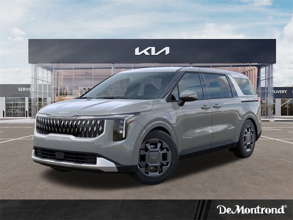 2026 Kia Carnival Hybrid EX Silver at DeMontrond Automotive Group