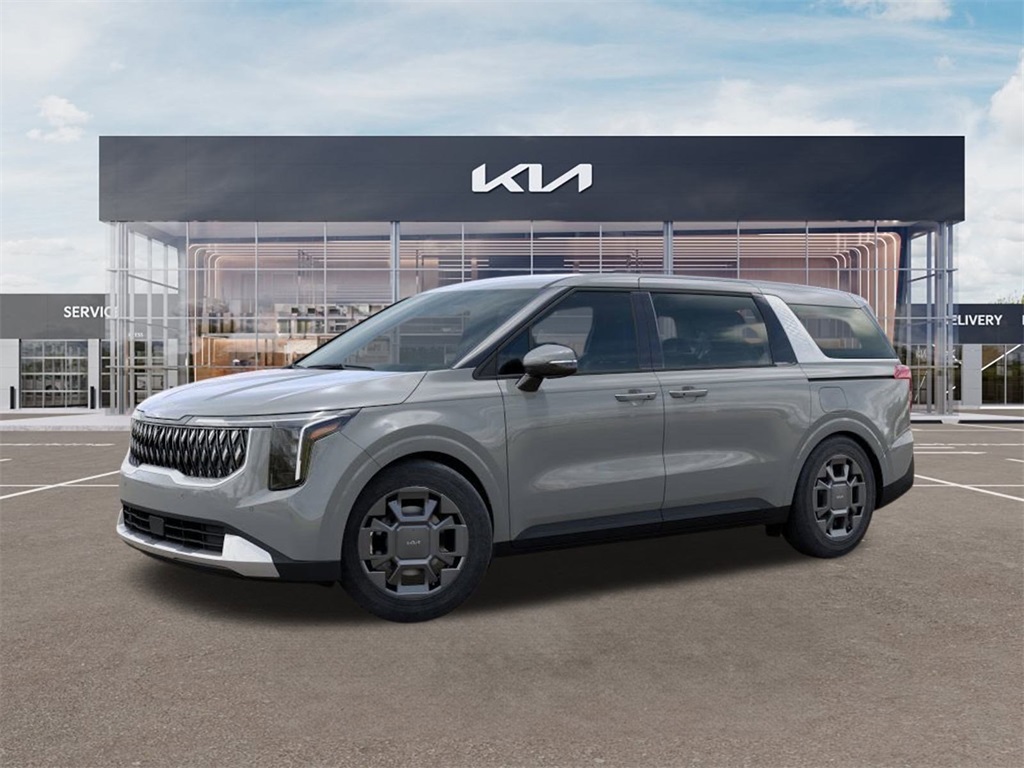 2026 Kia Carnival Hybrid EX Silver at DeMontrond Automotive Group