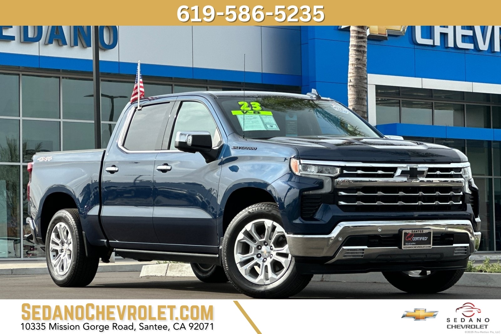 2023 Chevrolet Silverado 1500 LTZ Crew Cab 4WD