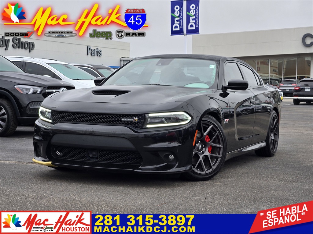 2018 Dodge Charger R/T Scat Pack Black at Mac Haik CDJR North Houston