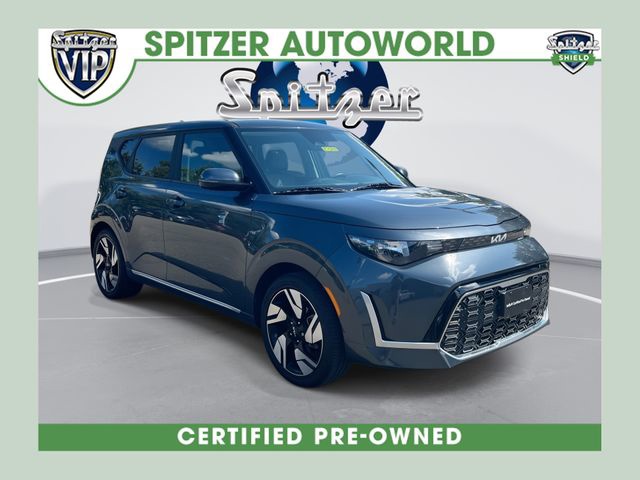 Gravity Gray 2023 Kia Soul SUV / Crossover Front-Wheel Drive Continuously Variable Transmission