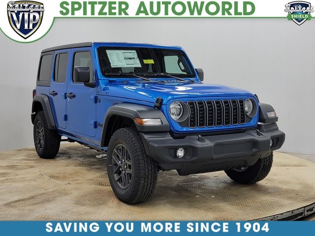 Hydro Blue Pearl Coat 2026 Jeep Wrangler Sport S 4-Door 4WD SUV / Crossover Four-Wheel Drive 8-Speed Automatic