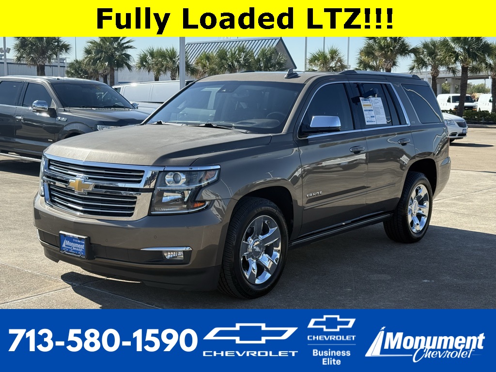 2016 Chevrolet Tahoe LTZ Brown at Tom Peacock Cadillac