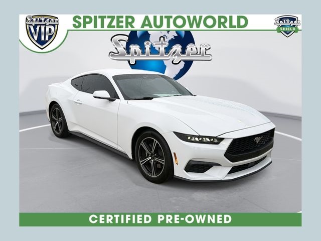 Oxford White 2025 Ford Mustang EcoBoost Premium Fastback RWD Coupe Rear-Wheel Drive Automatic