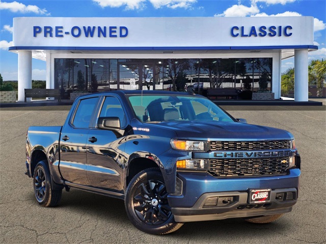 2020 Chevrolet Silverado 1500 Custom Blue at Classic Elite Chevrolet Sugar Land