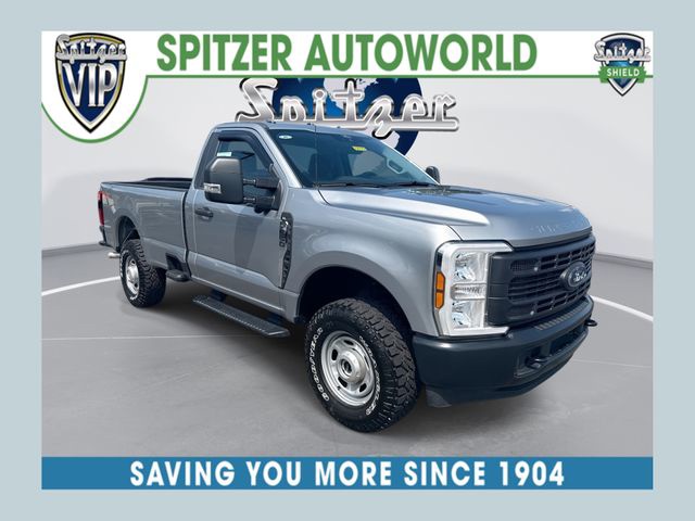 Silver Metallic 2024 Ford F-350 Super Duty Pickup Truck Four-Wheel Drive Automatic