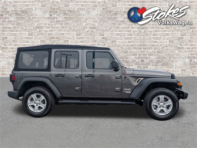 2019 Jeep Wrangler Unlimited Sport S Gray at Stokes Mazda