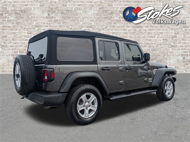 2019 Jeep Wrangler Unlimited Sport S Gray at Stokes Mazda