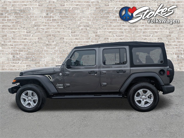 2019 Jeep Wrangler Unlimited Sport S Gray at Stokes Mazda