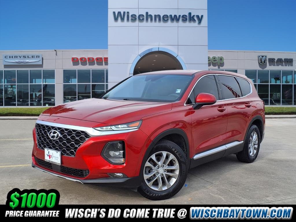 2020 Hyundai Santa Fe SEL Orange at Westside Lexus