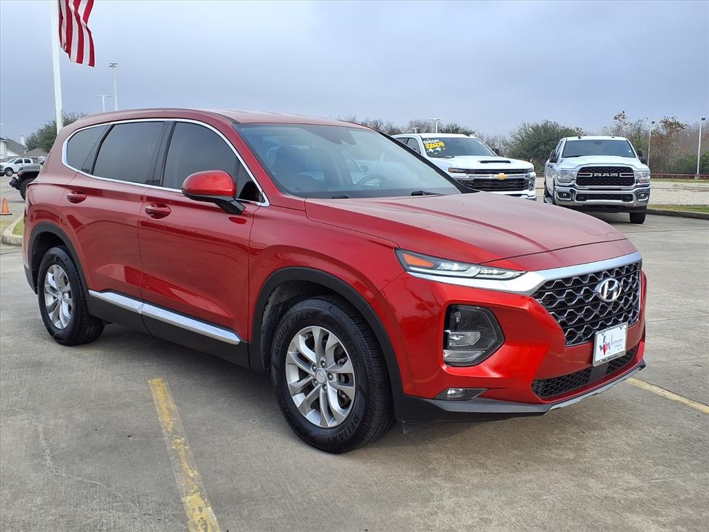 2020 Hyundai Santa Fe SEL Orange at Westside Lexus