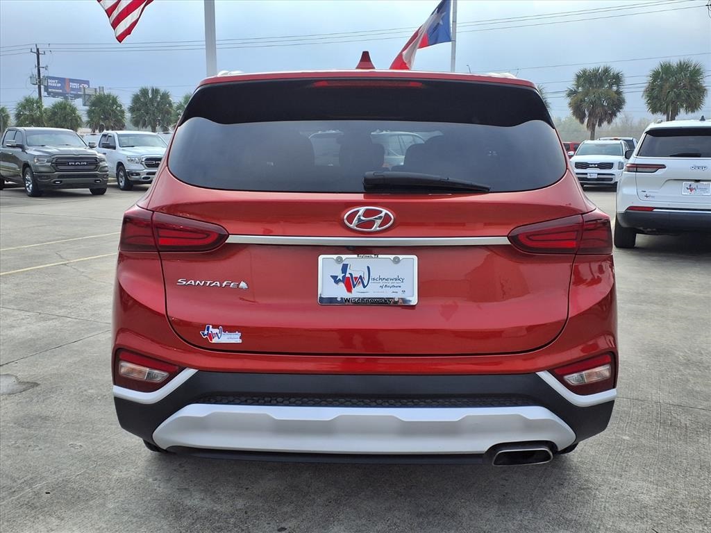 2020 Hyundai Santa Fe SEL Orange at Westside Lexus