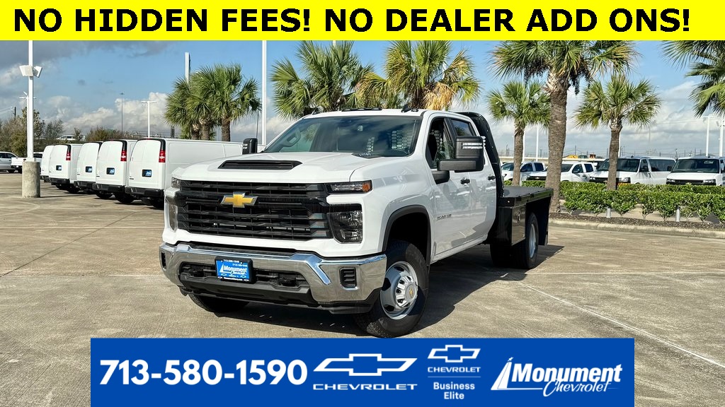2025 Chevrolet Silverado 3500HD Work Truck White at Traditions Chevrolet