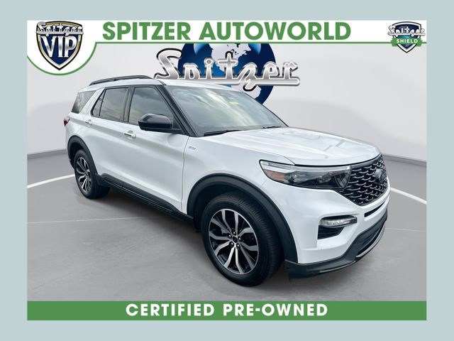 White Metallic 2022 Ford Explorer ST-Line AWD SUV / Crossover All-Wheel Drive Automatic