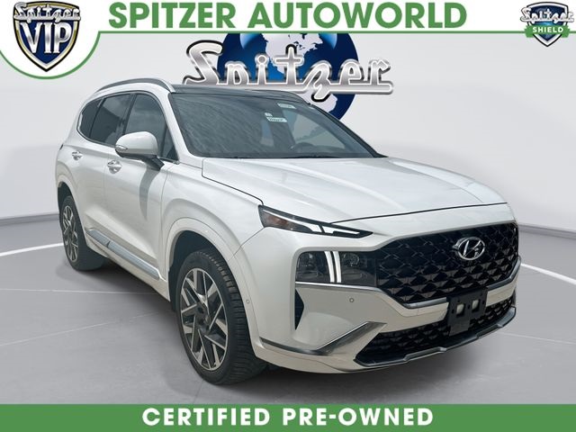 Serenity White Pearl 2023 Hyundai Santa Fe SUV / Crossover All-Wheel Drive Automatic