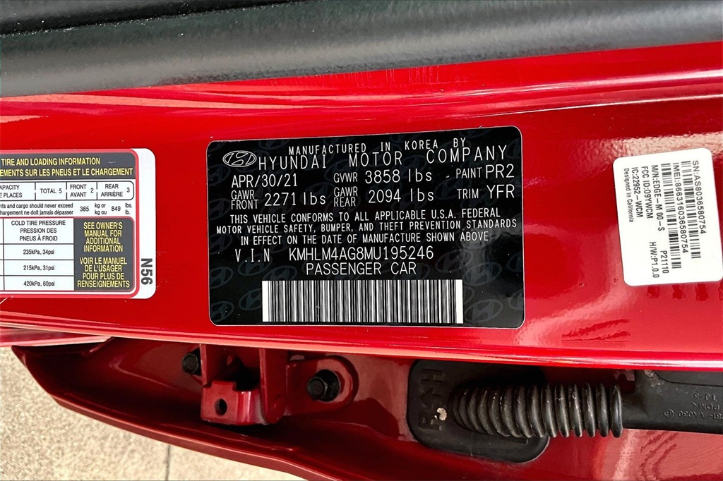 2021 Hyundai Elantra SEL Red at Baytown Hyundai