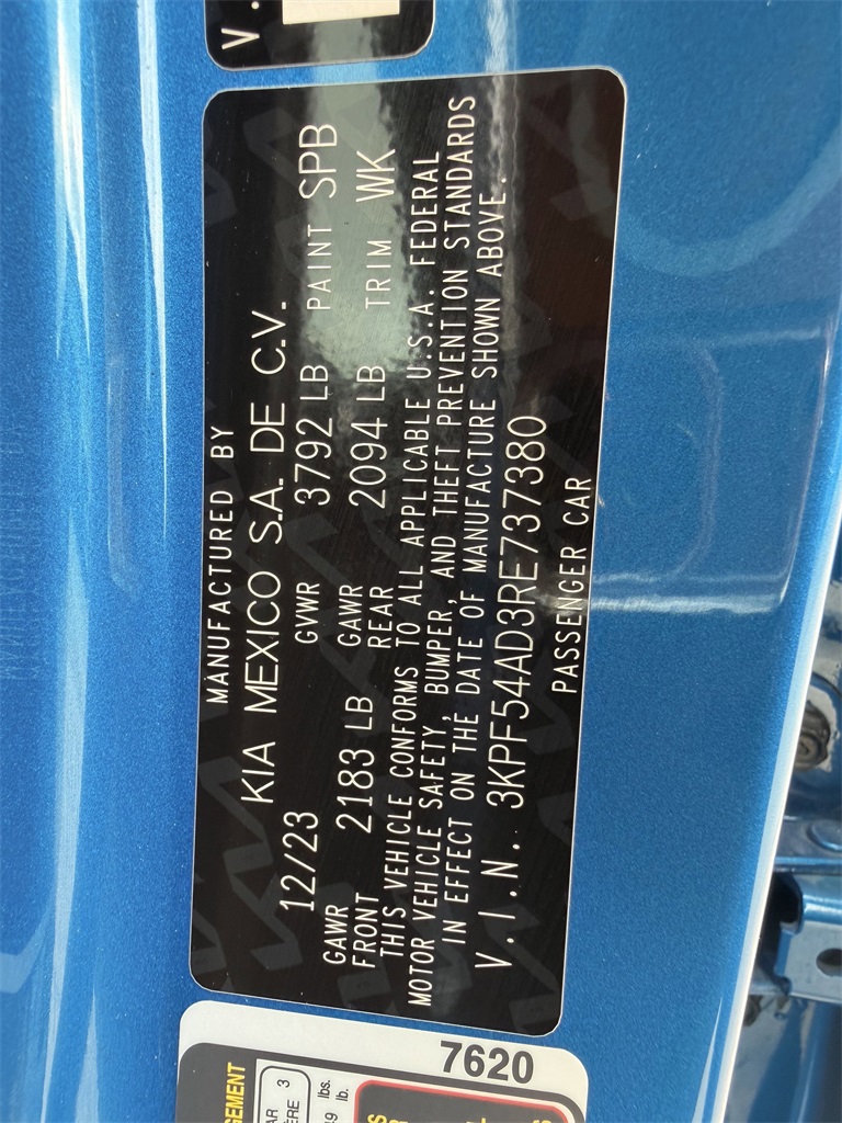 2024 Kia Forte GT-Line Blue at Baytown Hyundai