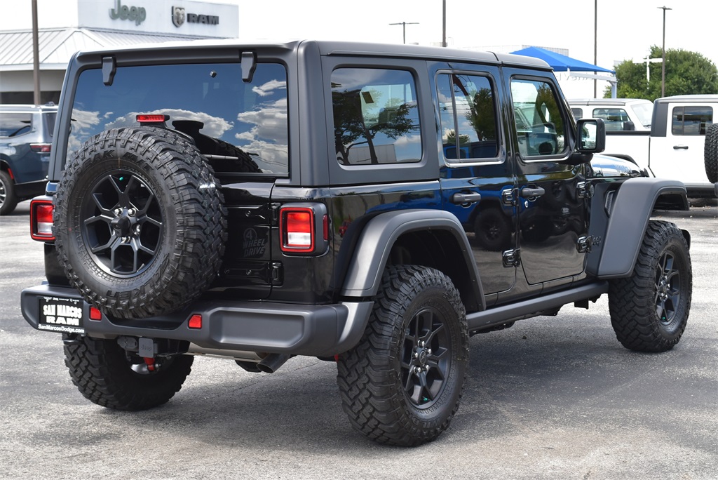 New Car 2024 Jeep Wrangler  Wagon 4 Dr. Willys Four Wheel Drive For Sale Under $60,000 In San Marcos, Texas