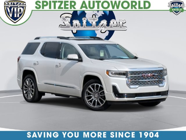 White Frost Tricoat 2021 GMC Acadia SUV / Crossover Four-Wheel Drive 9-Speed Automatic