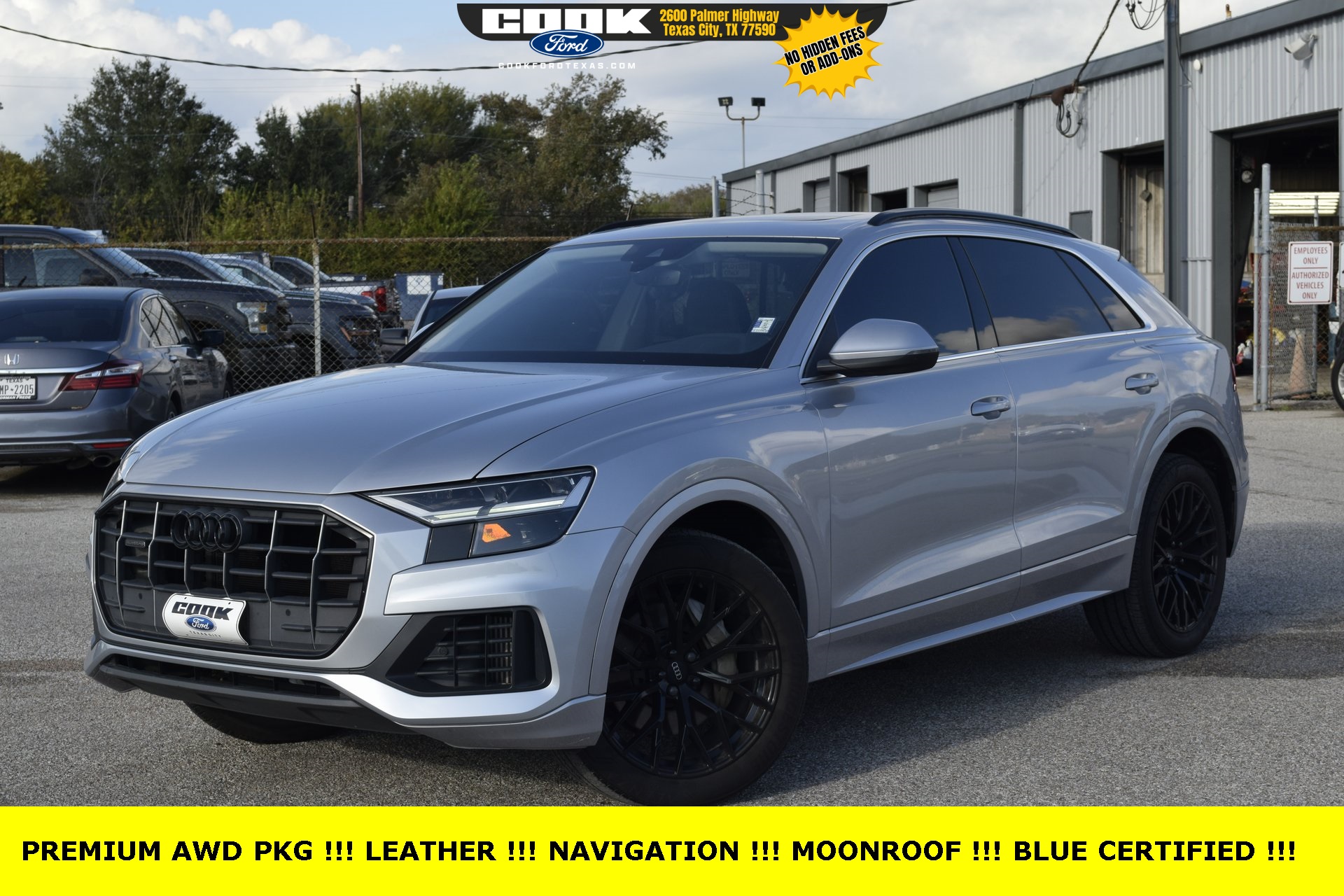 2019 Audi Q8 3.0T Premium Silver at South Houston Nissan