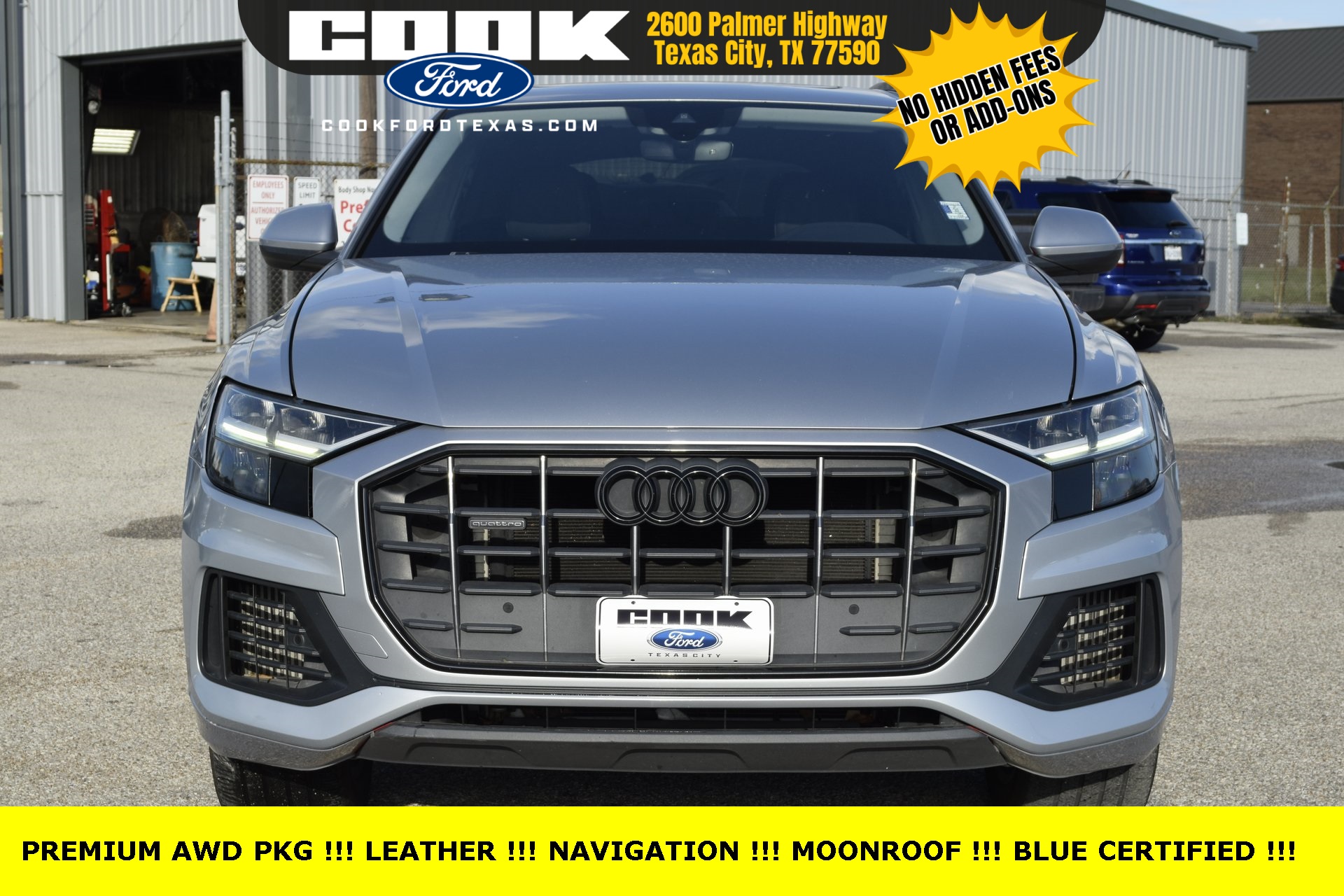 2019 Audi Q8 3.0T Premium Silver at South Houston Nissan