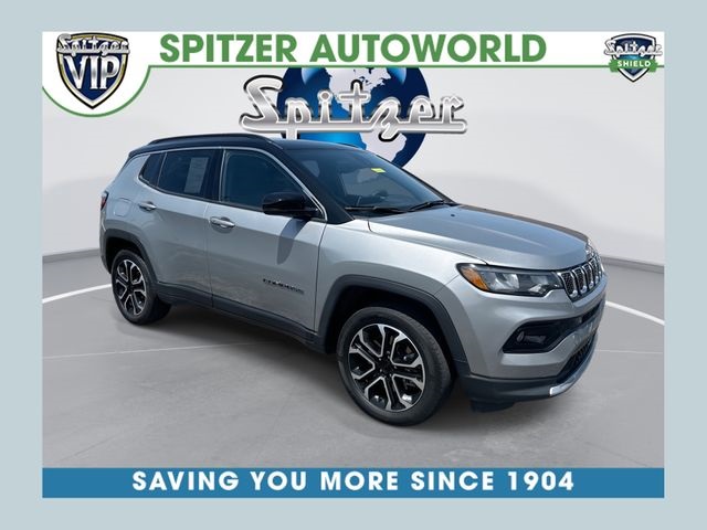 Silver 2024 Jeep Compass SUV / Crossover Four-Wheel Drive 8-Speed Automatic