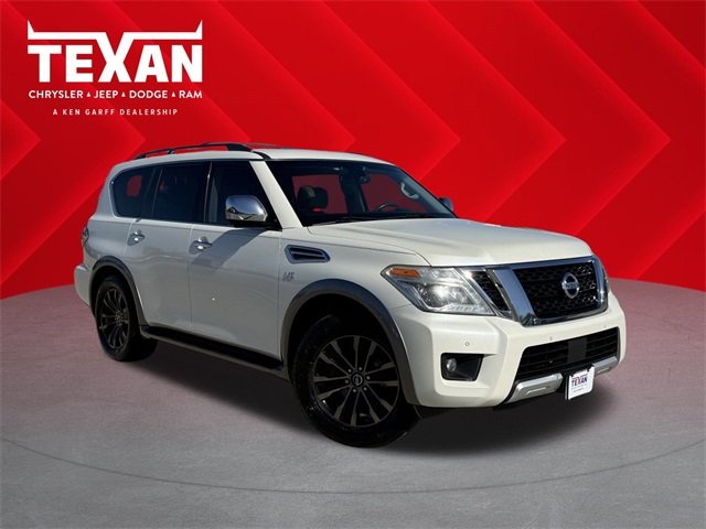 2017 Nissan Armada Platinum White at Big Star Chrysler Jeep Dodge Ram 