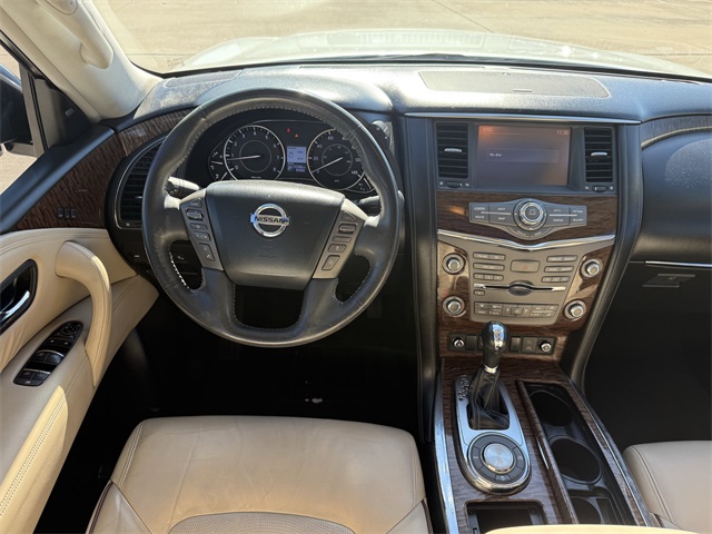 2017 Nissan Armada Platinum White at Big Star Chrysler Jeep Dodge Ram 