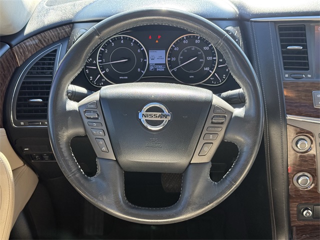 2017 Nissan Armada Platinum White at Big Star Chrysler Jeep Dodge Ram 