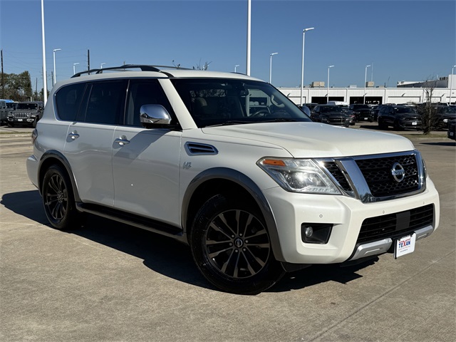 2017 Nissan Armada Platinum White at Big Star Chrysler Jeep Dodge Ram 